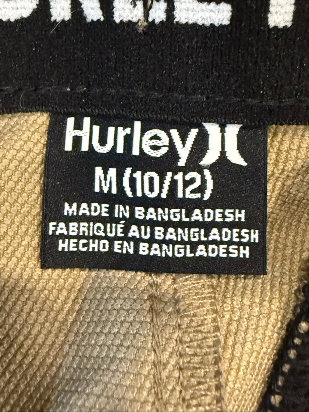 Hurley Kids Performance Chino Pants - Khaki NWT - Picture 2 of 6